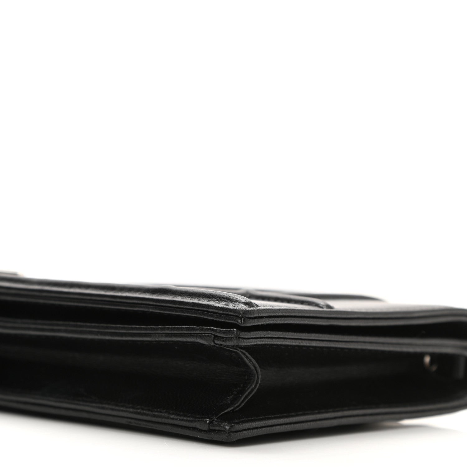 Christian Dior Lambskin Diorama Croisiere Chain Wallet Black 9 of 10