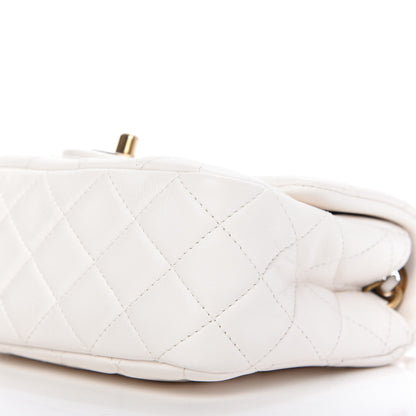 Chanel Lambskin Quilted Mini Pearl Crush Flap White 7 of 9