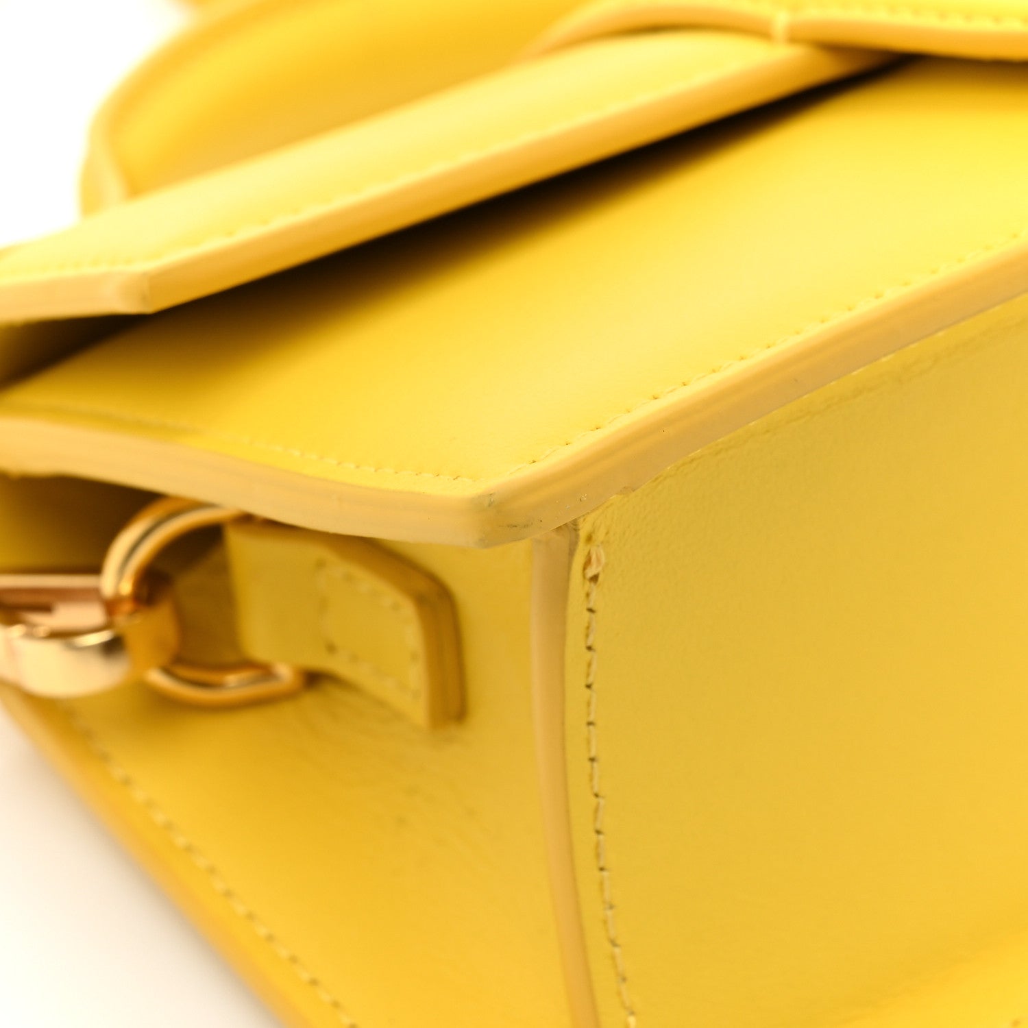 Jacquemus Smooth Calfskin Le Bambino Yellow 9 of 12