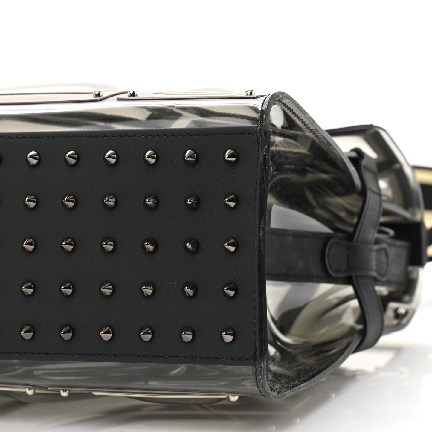 Vinyl Gladiator Tempete Satchel Antique Silver Gold