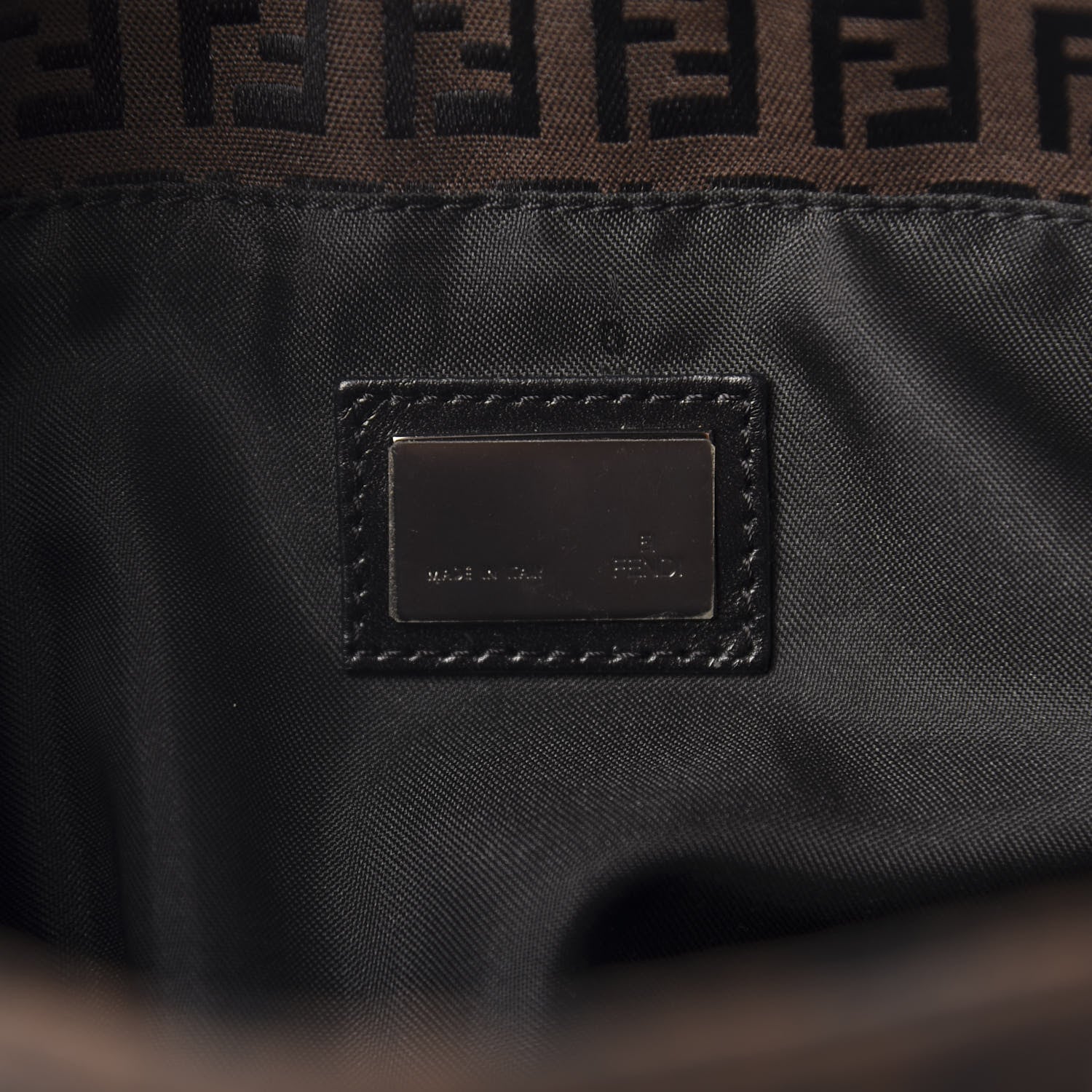 Fendi Zucchino Small Tote Tobacco 9 of 11