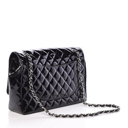 Chanel Patent Quilted Maxi Single Flap Black 3 of 11