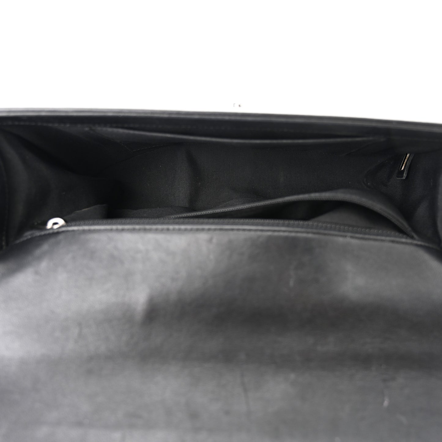 Lambskin Quilted New Medium Boy Flap Black