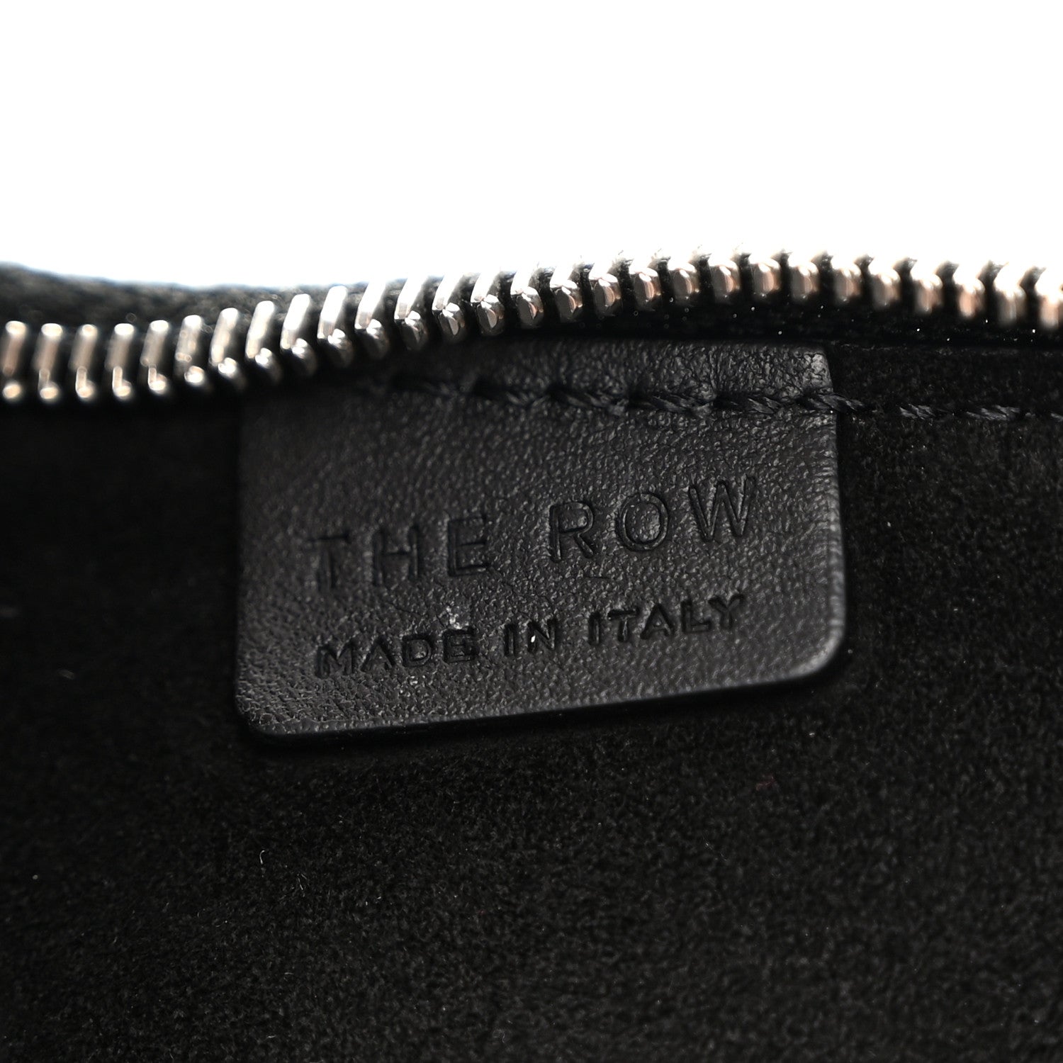 The Row Smooth Calfskin Half Moon Shoulder Bag Black 6 of 9