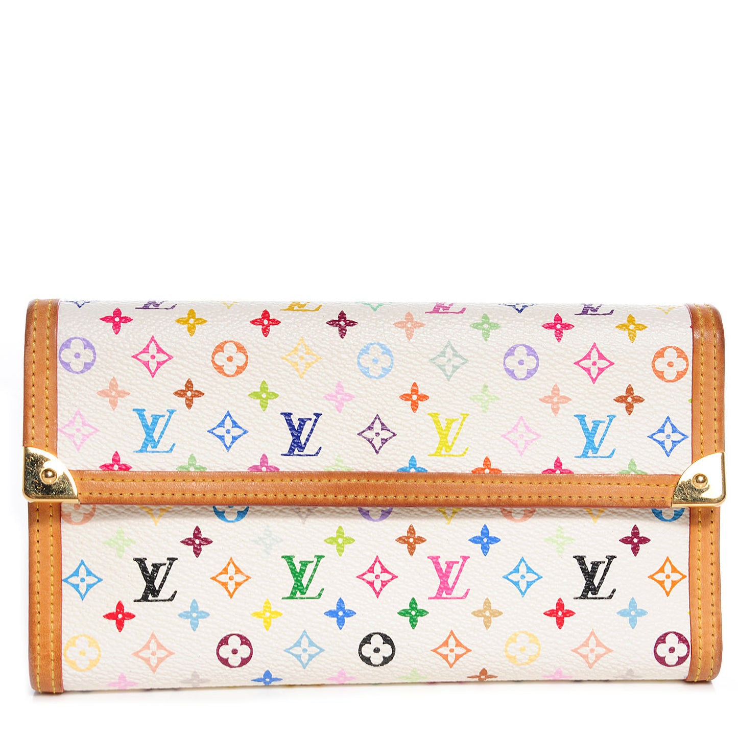 Monogram Multicolor Porte Tresor International Wallet White