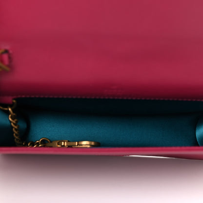 Gucci Velvet Matelasse Love Embroidered GG Marmont Mini Bag Light Raspberry Rose 5 of 8
