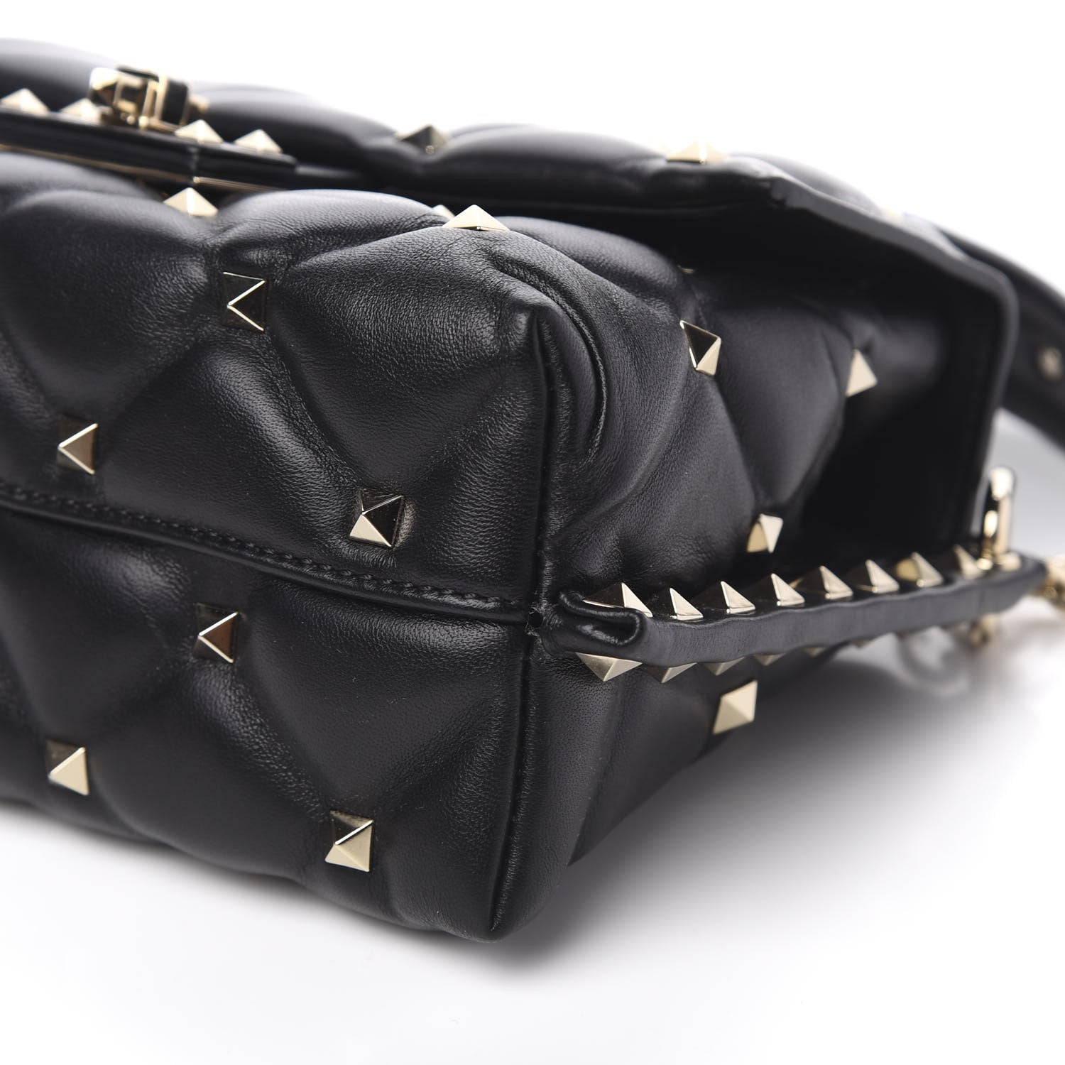 Valentino Garavani Nappa Small Candystud Crossbody Black 9 of 10