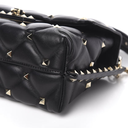 Valentino Garavani Nappa Small Candystud Crossbody Black 9 of 10