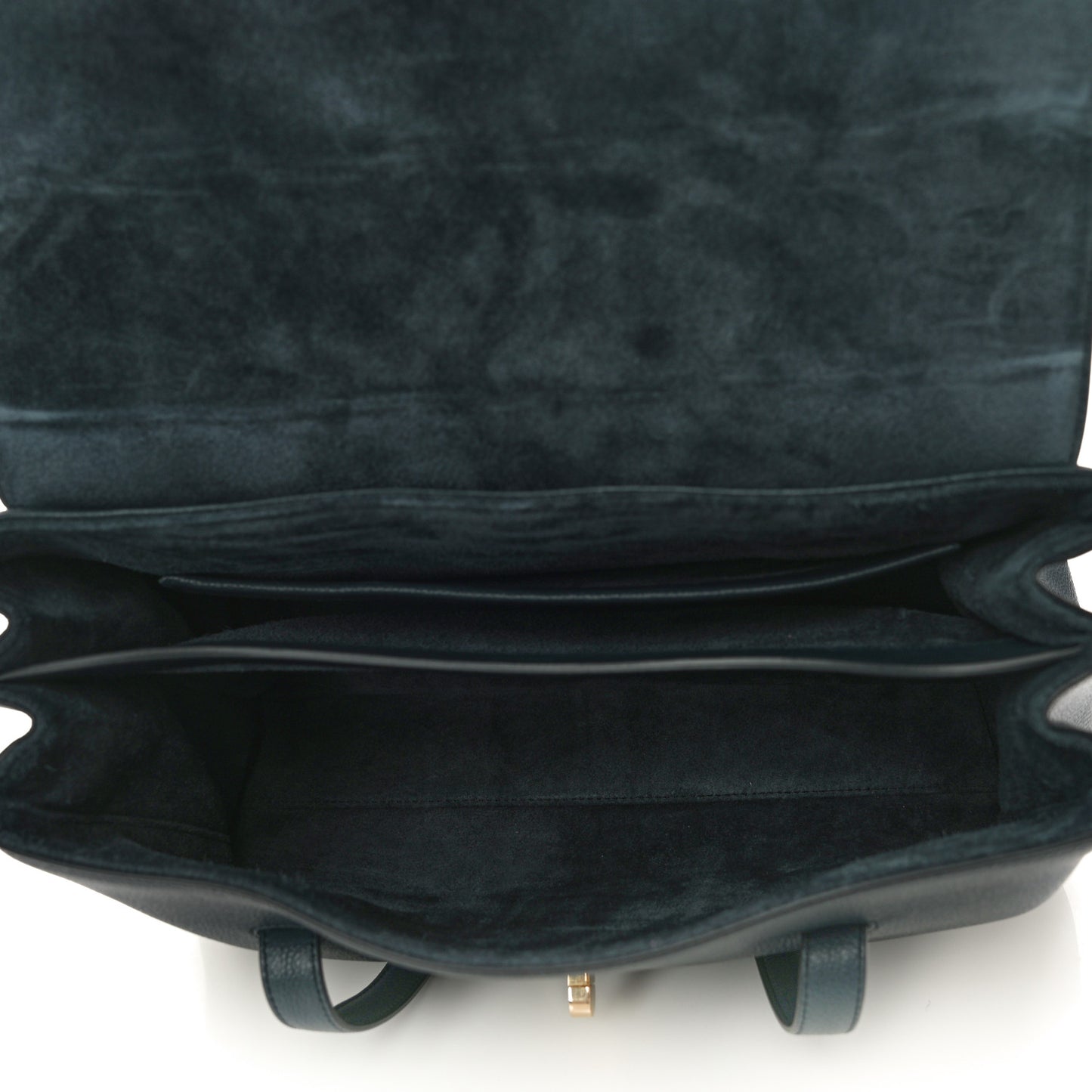 Supple Grained Calfskin Medium Soft 16 Bag Navy Blue