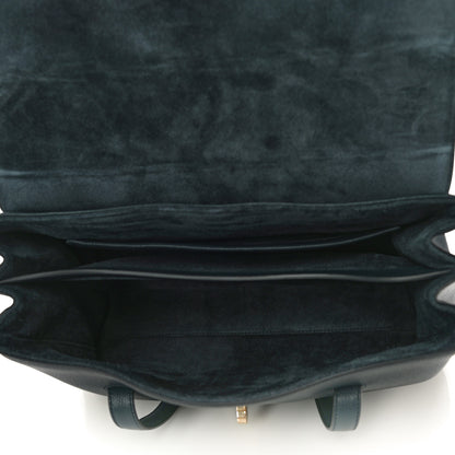 Celine Supple Grained Calfskin Medium Soft 16 Bag Navy Blue 5 of 10