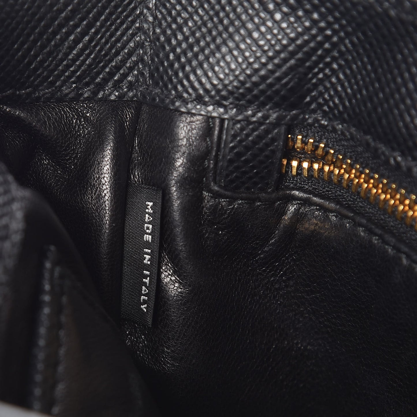 Saffiano Bi-Color Crossbody Bag Inchiostro Black