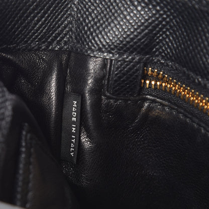Prada Saffiano Bi-Color Crossbody Bag Inchiostro Black 7 of 15