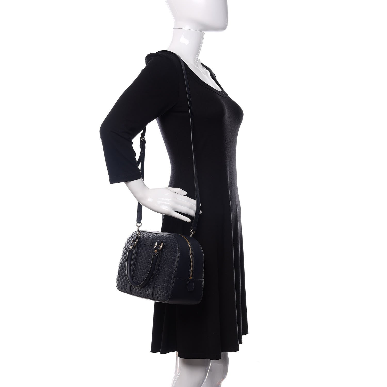 Gucci Microguccissima Medium Crossbody Bag Blue 2 of 11