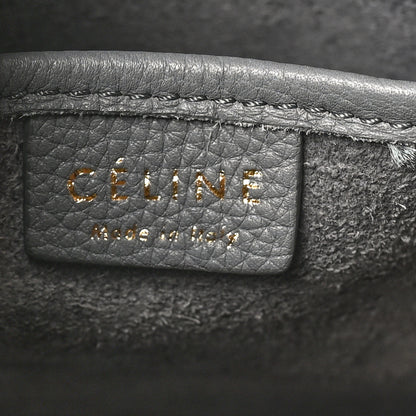 Celine Baby Drummed Calfskin Nano Luggage Kohl 6 of 10