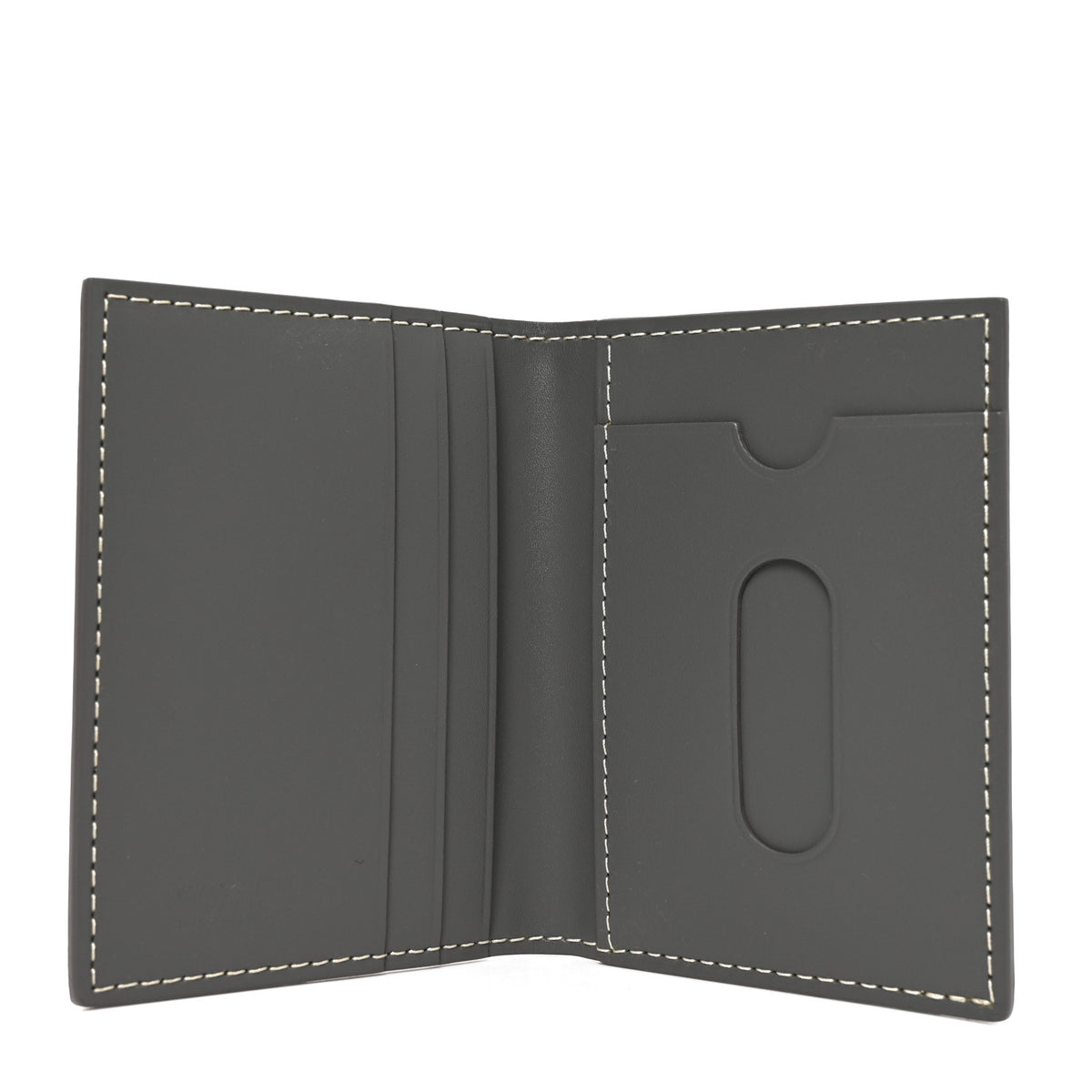 Goyard Goyardine Saint Marc Folding Card Case Grey 6 of 7