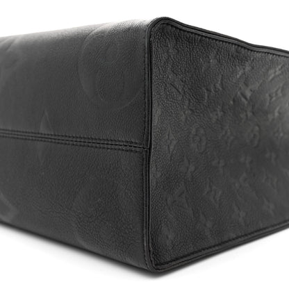 Louis Vuitton Empreinte Monogram Giant OnTheGo MM Black 9 of 13