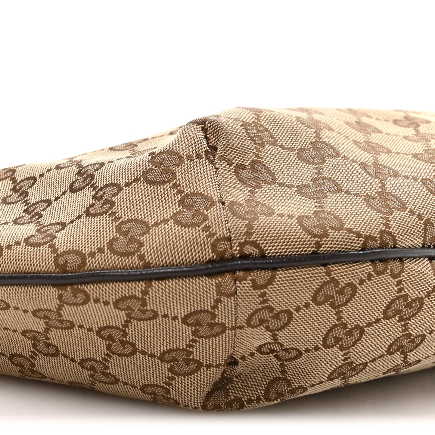 Monogram Medium Half Moon Hobo Dark Brown
