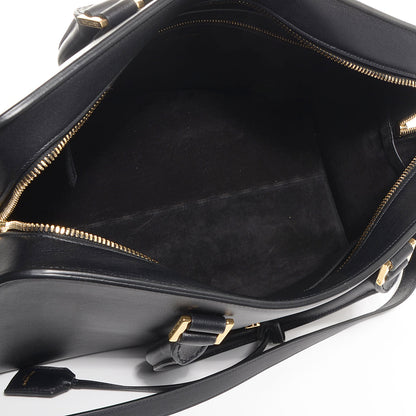 Saint Laurent Smooth Calfskin Medium Monogram Cabas Black 5 of 10
