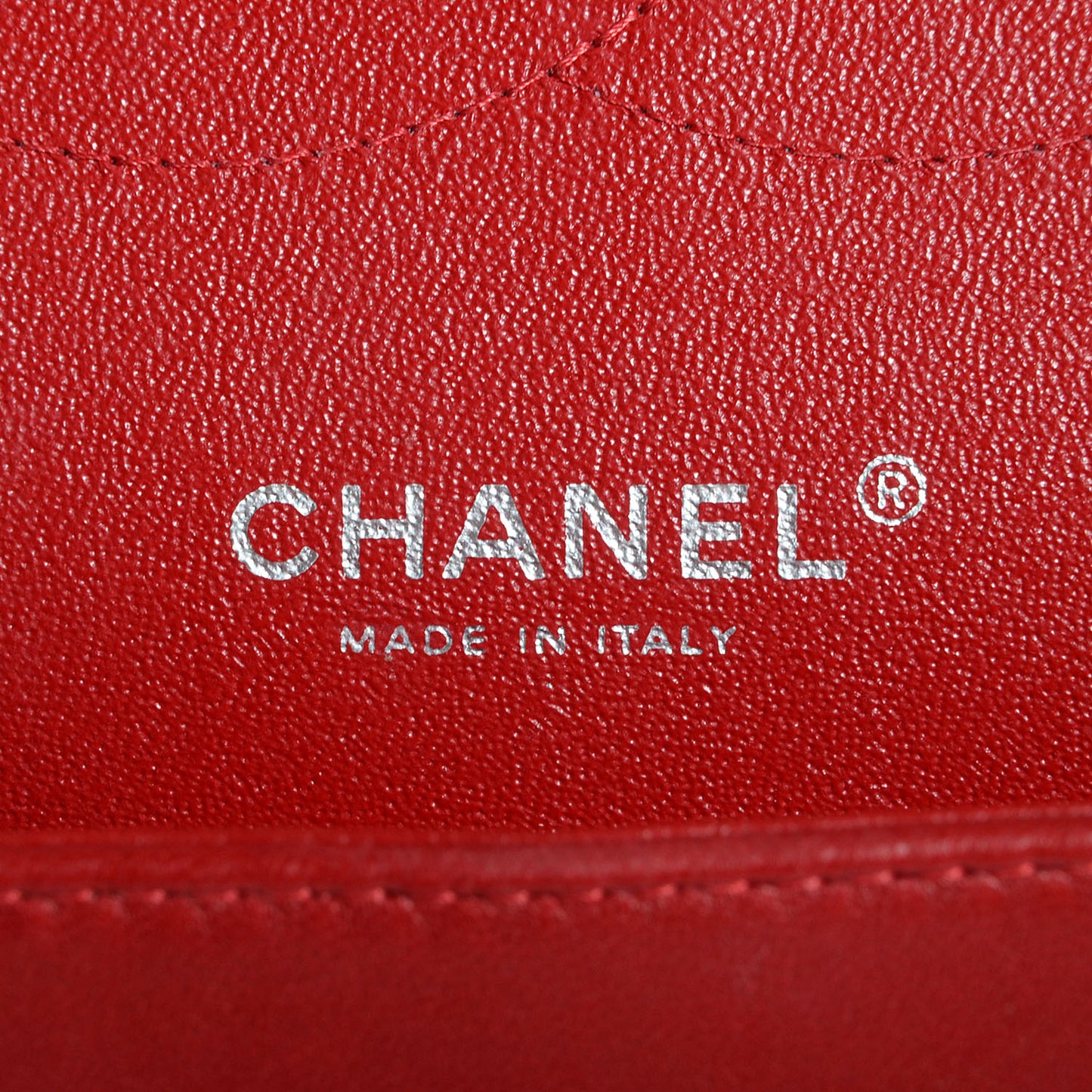 Lambskin Jumbo Double Flap Red