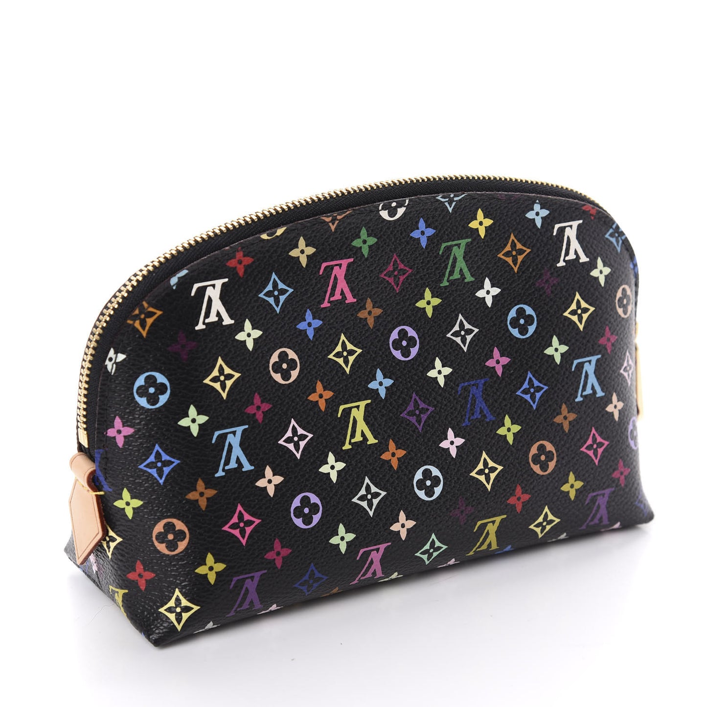 Monogram Multicolor Cosmetic Pouch Black Grenade