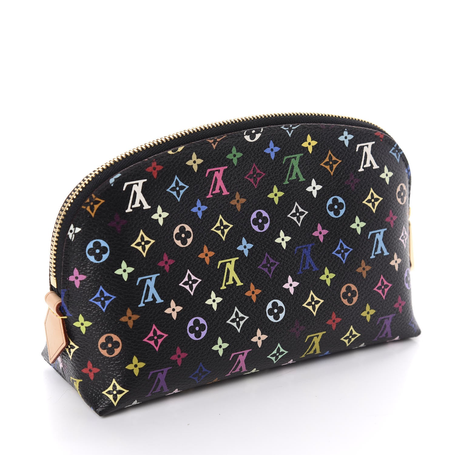 Louis Vuitton Monogram Multicolor Cosmetic Pouch Black Grenade 3 of 6