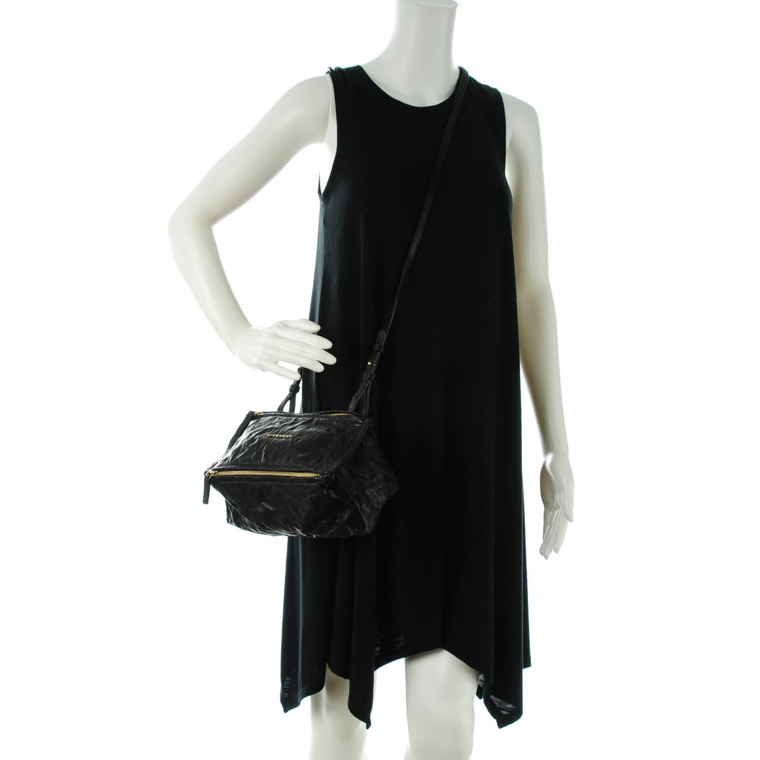 Givenchy Tumbled Sheepskin Mini Pandora Black 2 of 7