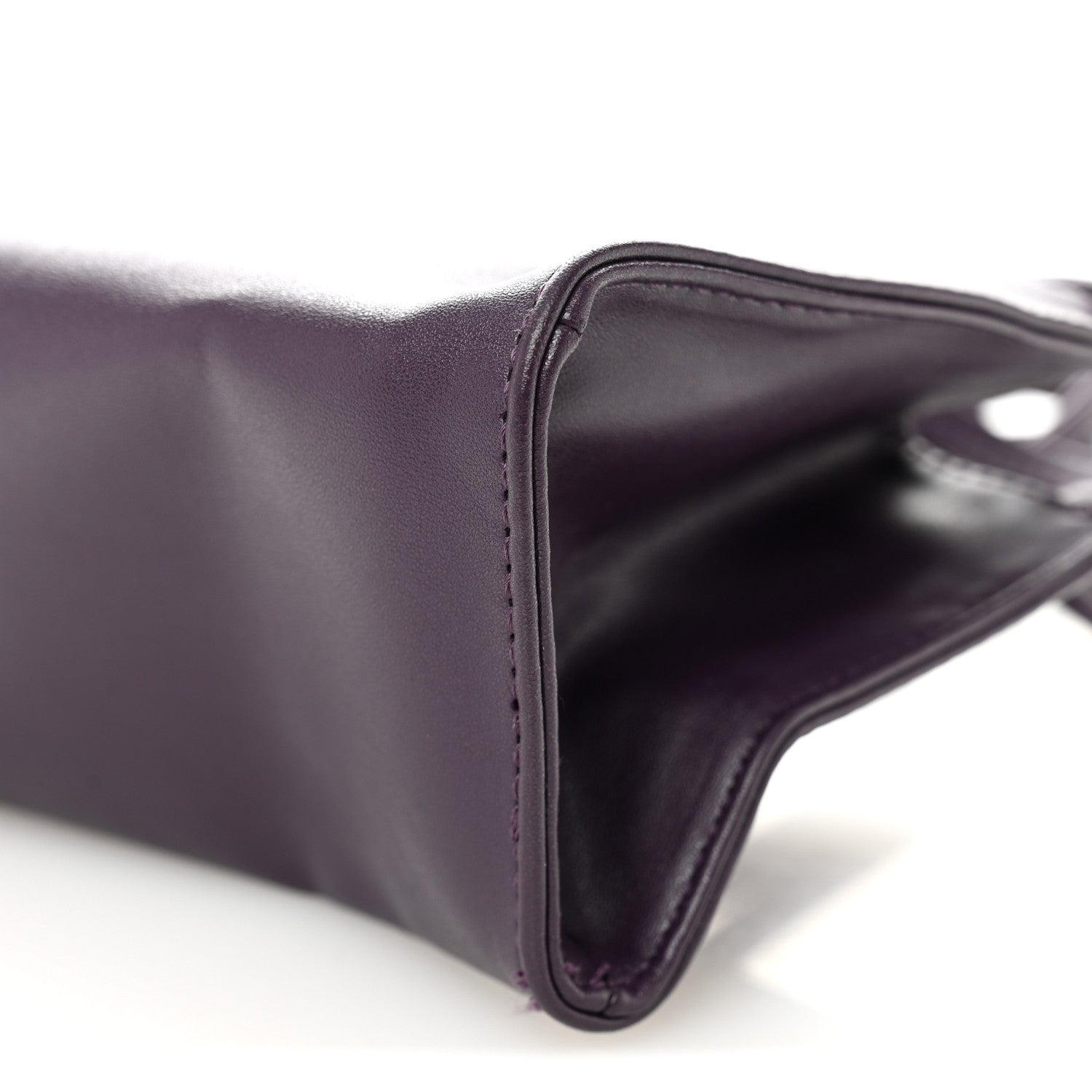 Telfar Vegan Leather Small Shopping Bag Eggplant 18 of 19