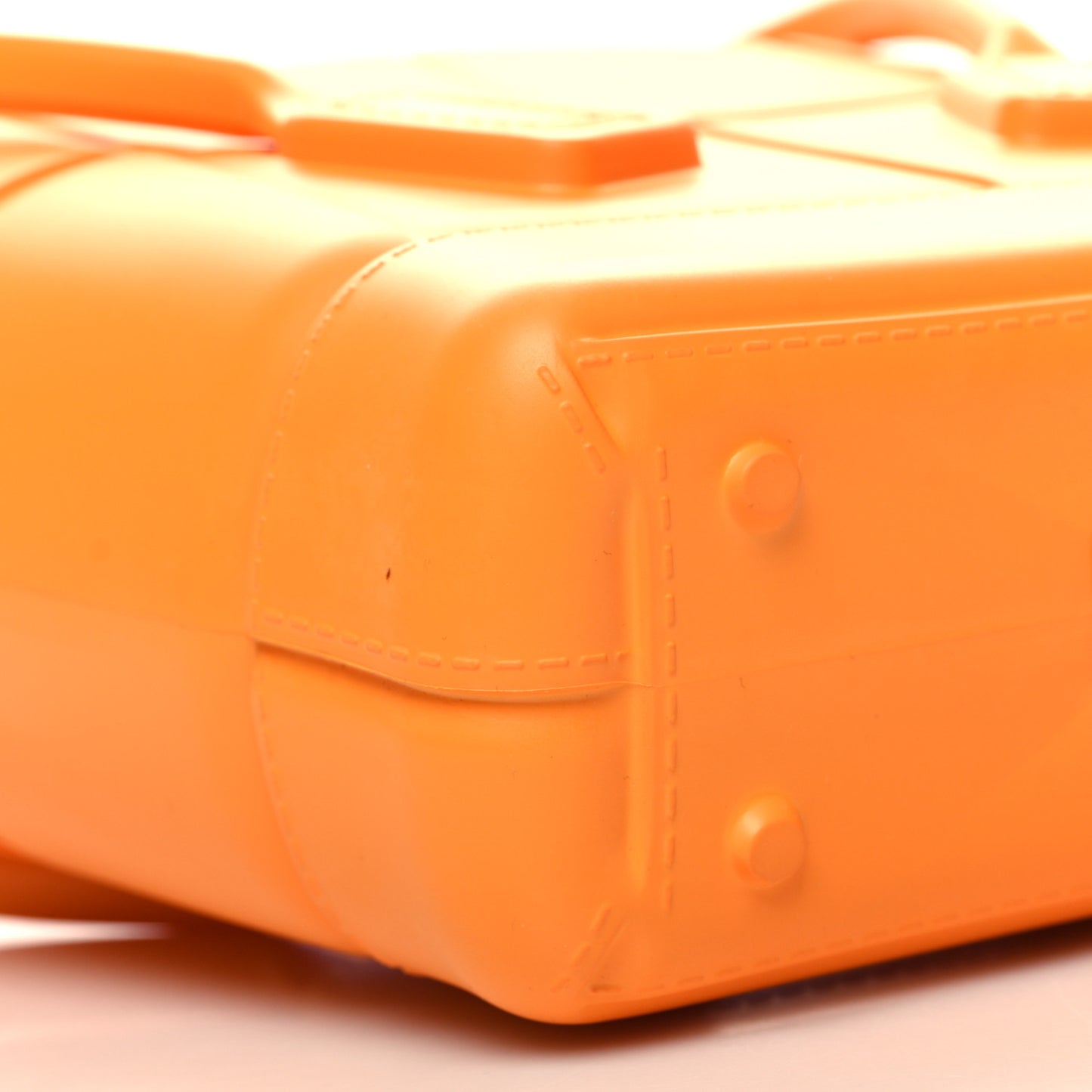 Rubber Maxi Intrecciato Mini Arco Tangerine