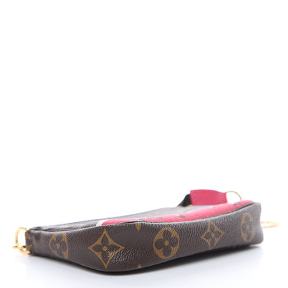Louis Vuitton Monogram 2017 Christmas Animation Mini Pochette Accessories 4 of 8