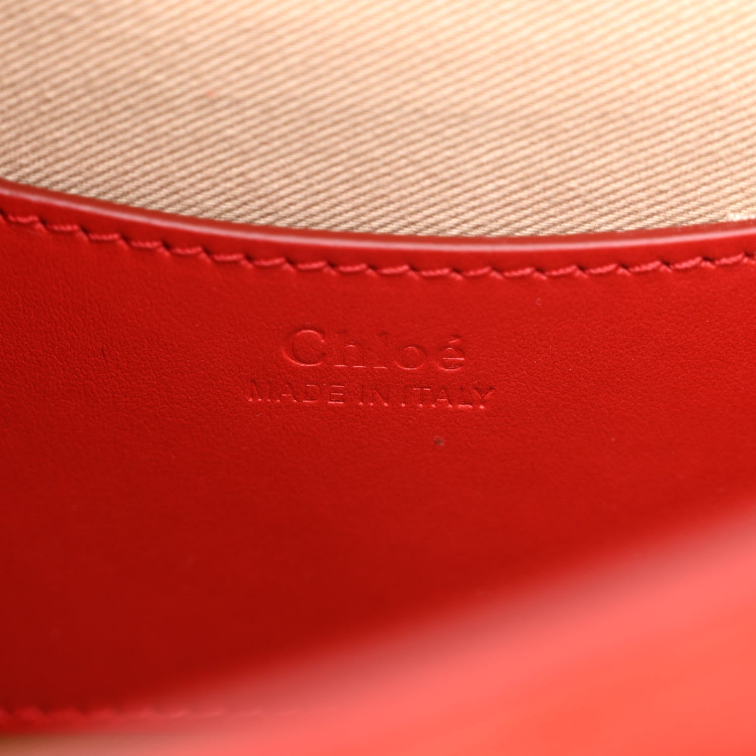 Chloe Calfskin Small Tess Bag Sepia Red 6 of 11