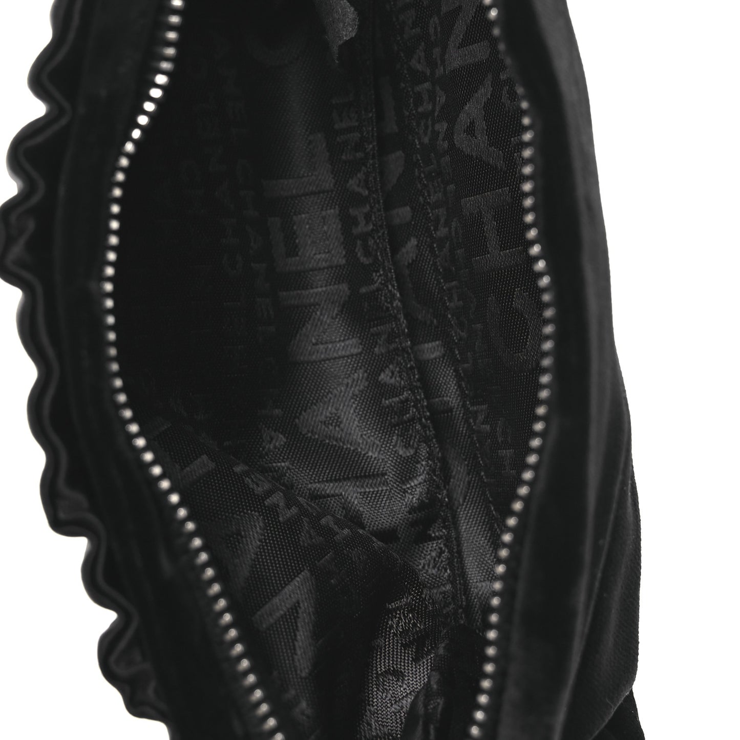 Velvet Satin Evening Bag Black
