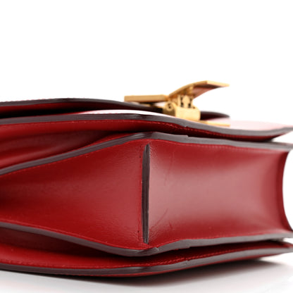 Celine Smooth Calfskin Small Classic Box Flap Bag Red 9 of 14