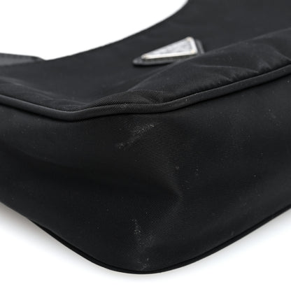 Prada Tessuto Nylon Mini Re-Edition 2000 Bag Black 8 of 10