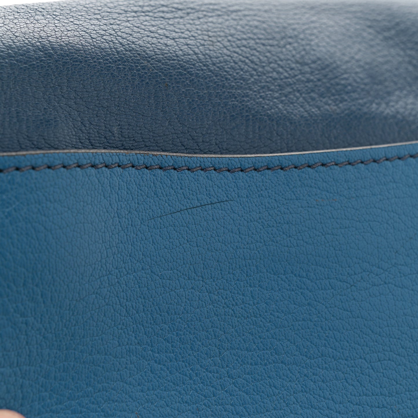Madras Bicolor Shoulder Bag Marea Cobalt
