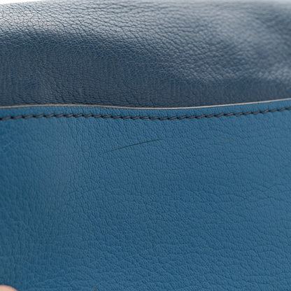 Miu Miu Madras Bicolor Shoulder Bag Marea Cobalt 15 of 15
