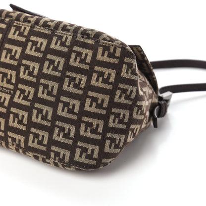Fendi Zucchino Vitello Mini Mama Baguette Testa di Moro Beige 7 of 9