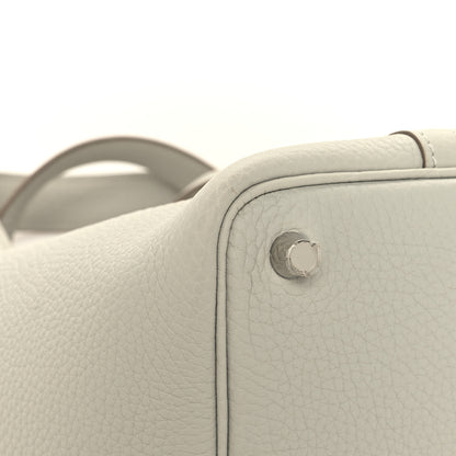 Hermes Taurillon Clemence Picotin Lock 18 PM Gris Perle 9 of 13