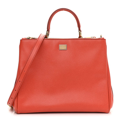 Dolce & Gabbana Dauphine Medium Miss Sicily Shopper Tote Orange 1 of 11