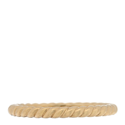 David Yurman 18K Yellow Gold 2mm Cable Classics Band Ring 58 8.5 1 of 4
