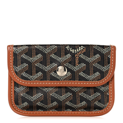 Goyard Goyardine Mini Anjou Pouch Black Gold 1 of 6