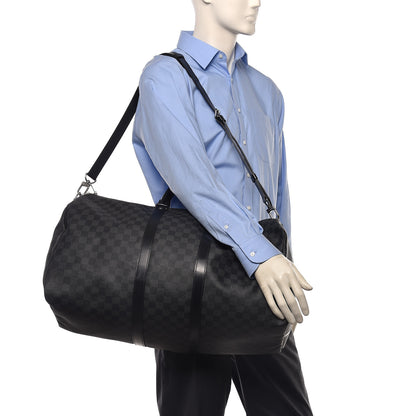 Louis Vuitton Damier Graphite Keepall Bandouliere 55 2 of 8
