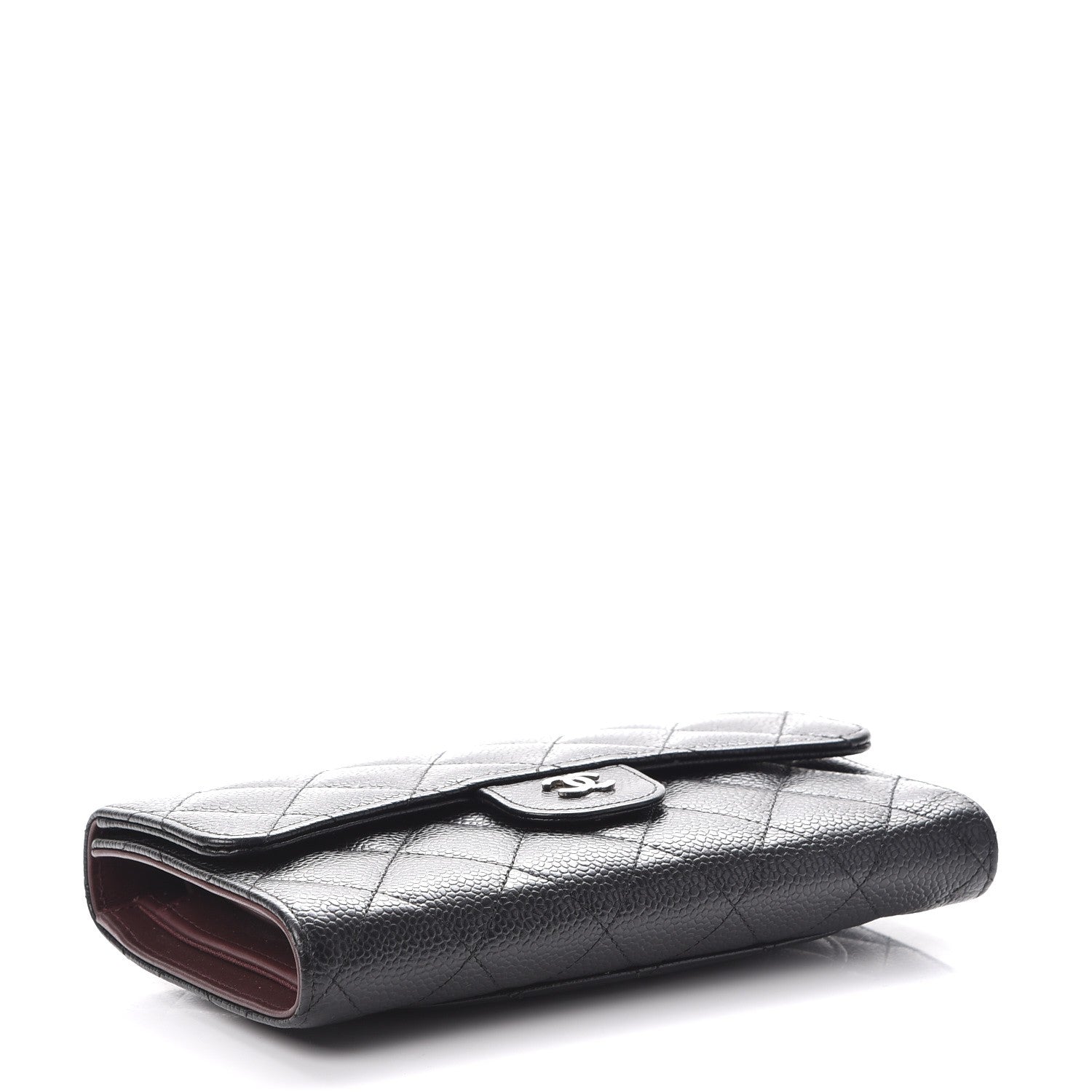 Chanel Caviar Quilted Large Flap Wallet Black 4 of 9