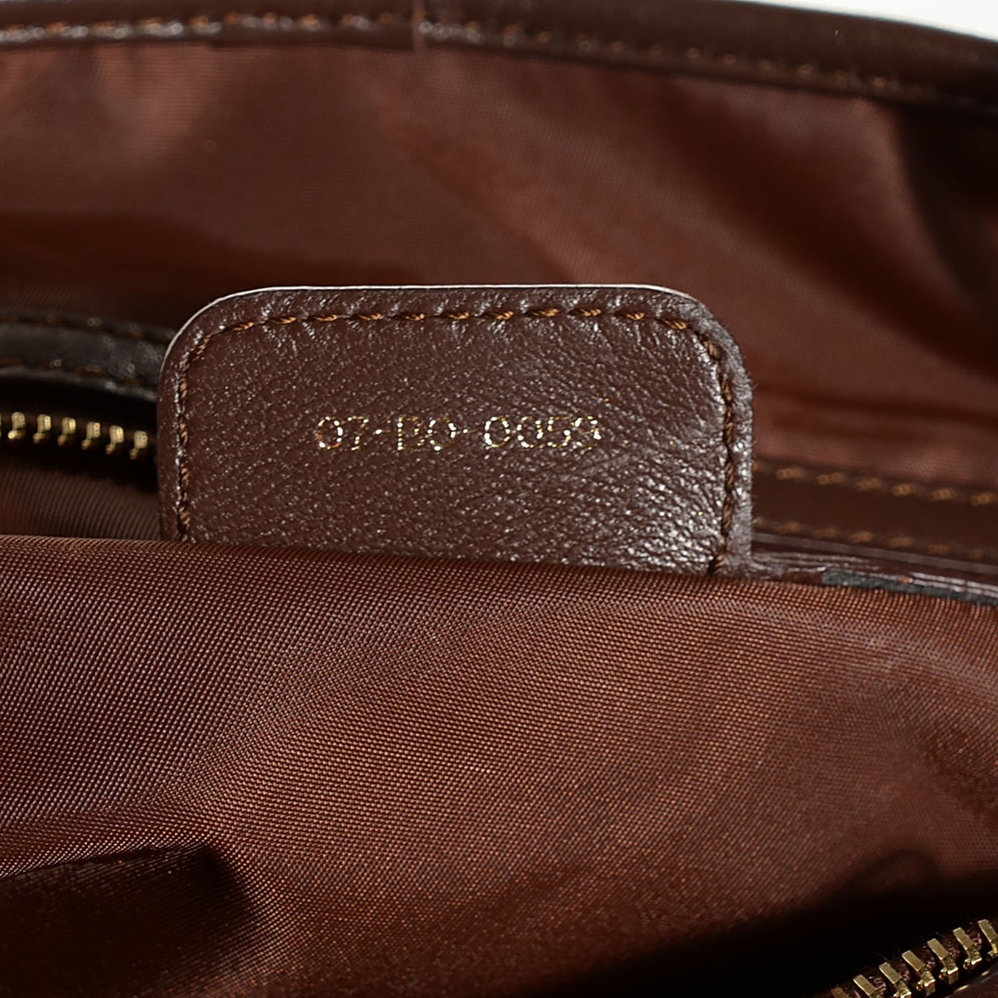 Nylon Cannage Medium Charming Lock Tote Chocolate