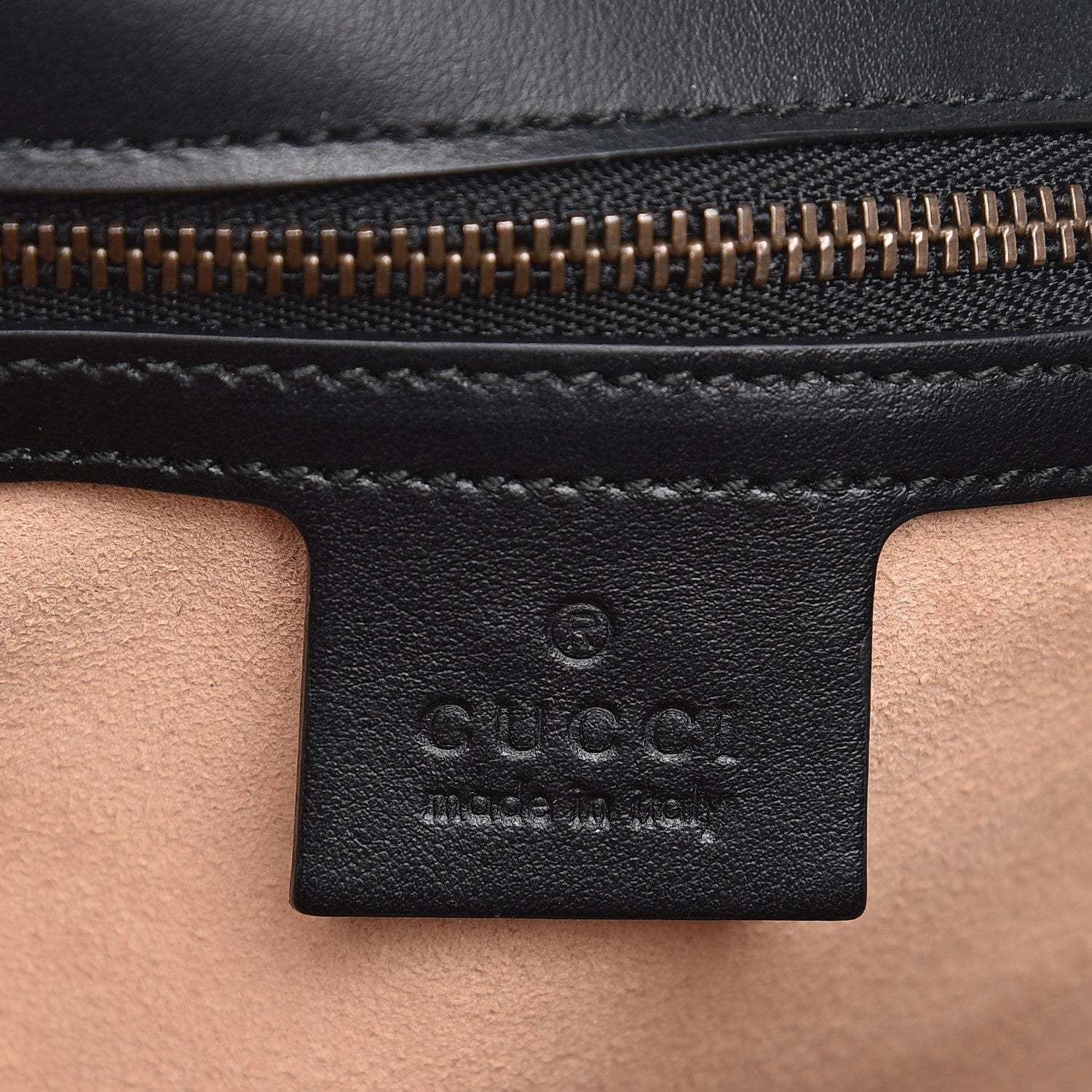 Gucci Calfskin Matelasse Animal Studs Medium GG Marmont Shoulder Bag Black 7 of 9