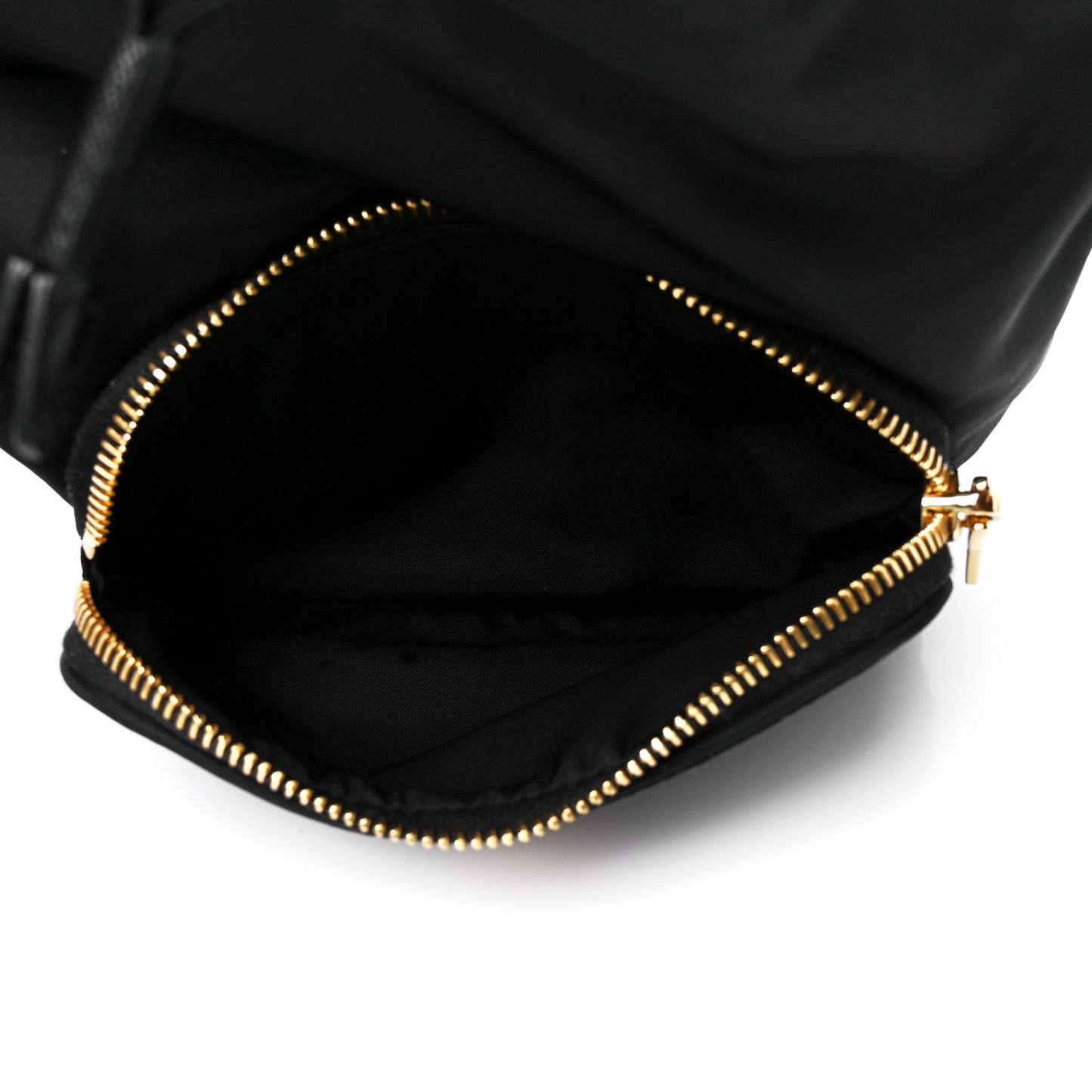 Re-Nylon Duet Drawstring Shoulder Bag Black