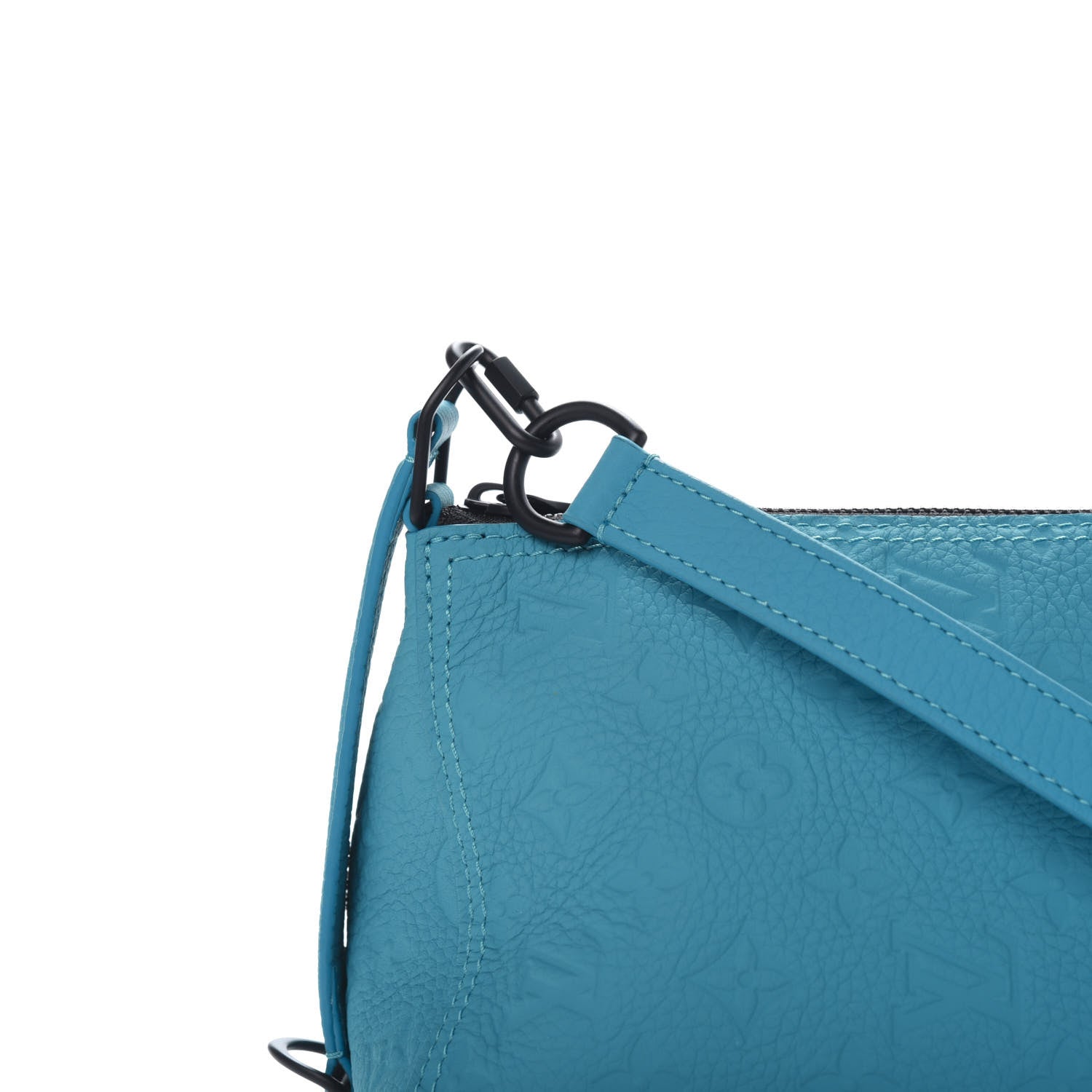 Louis Vuitton Taurillon Monogram Triangle Messenger Turquoise 10 of 10