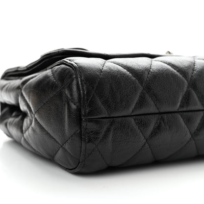 Mulberry Shiny Buffalo Medium Lily Flap Black 8 of 9