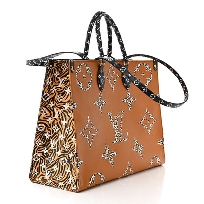 Louis Vuitton Monogram Giant Jungle Onthego GM Black 3 of 13