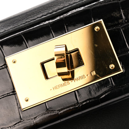 Hermes Volupto Shiny Alligator Touch 24/24 21 Black 12 of 13
