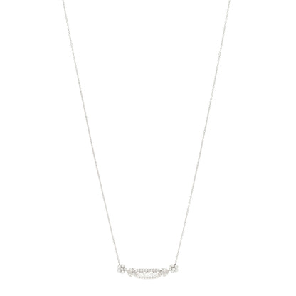 Tiffany Platinum Diamond Flower Cluster Pendant Necklace 1 of 6
